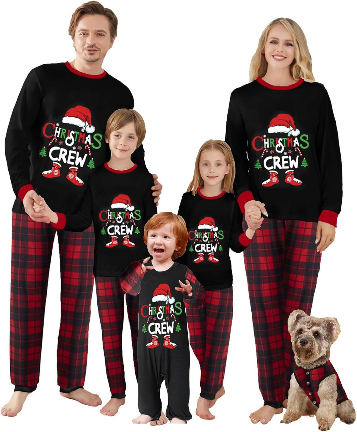 Family Christmas Pajamas Matching Pajamas for Family, Xmas Pjs Sets Holiday Sleepwear