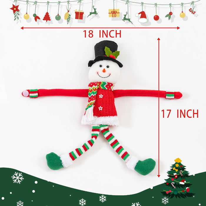 2 Pack Christmas Curtain Tieback Buckle Elk & Snowman Design Curtain Holdback Christmas Curtain Ties for Drapes Curtain Ties Backs Modern Style Curtain Holdback Decor